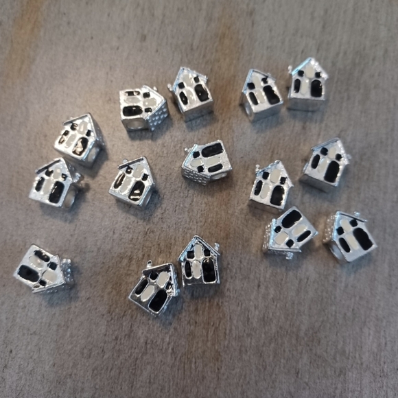20 Multicolored House Charm Beads Jewelry - Picture 6 of 6
